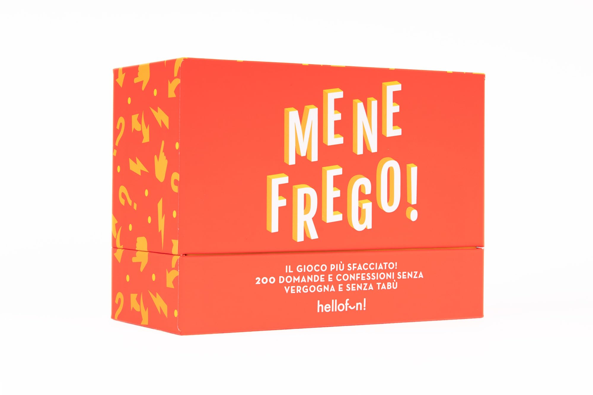 Hellofun! - Me ne frego. Il più divertente gioco da tavolo per adulti, 200 domande e confessioni senza vergogna o imbarazzo.