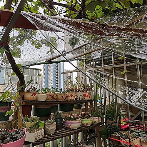 Lona impermeable transparente de alta resistencia para proteger balcones del viento 8