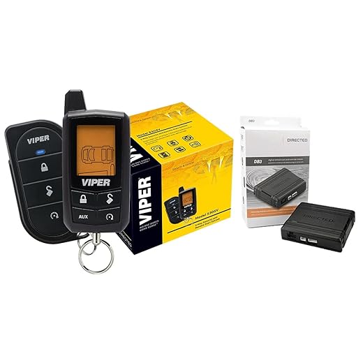 Viper Model 5305V 2 Way Car Security & Remote Start Bundled with + (1) Directed DB3 Databus All Interface Module (Renewed)