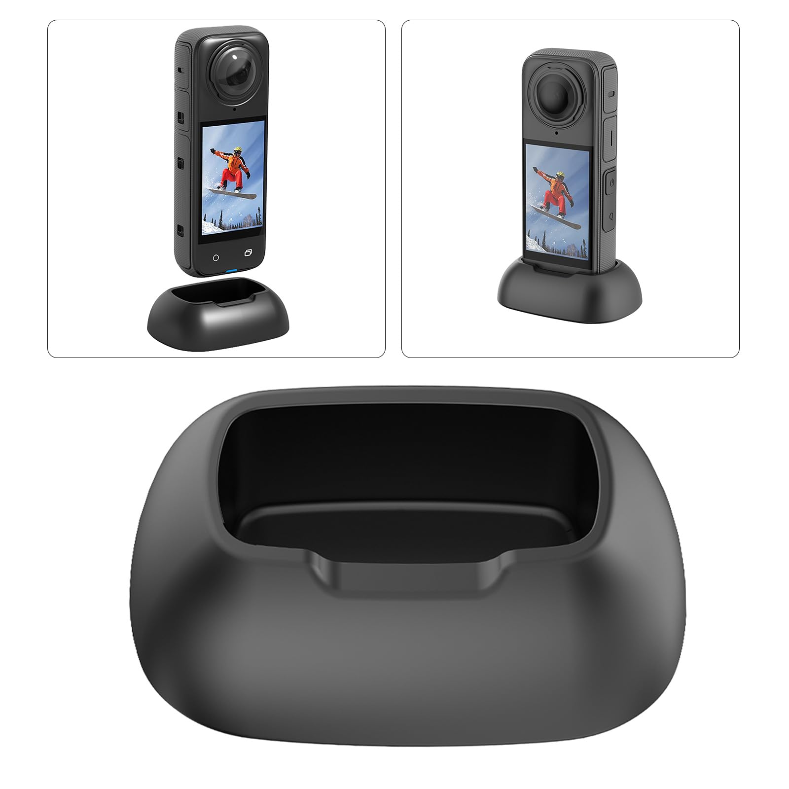 CHENZILIN Stable and Flexible Camera Stand Silicones Stand Base for Action Camera for Live Streaming and Photography