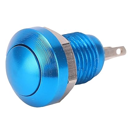 KTM Healthcare Inching Switch, Anticorrosion Self - Reset Button Switch Explosion Proof Waterproof for Vehicles for Robots for Mechanical Equipment for Home Appliances(Blue) |