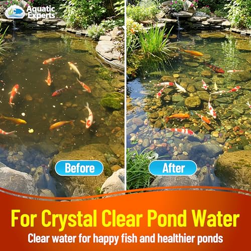 Image of Aquatic Experts Cream COARSE Pond Filter Pad - 2 inch Thick - Bulk Roll Water Garden Filter Pond Media - Made in USA (Cream Pond Bundle)