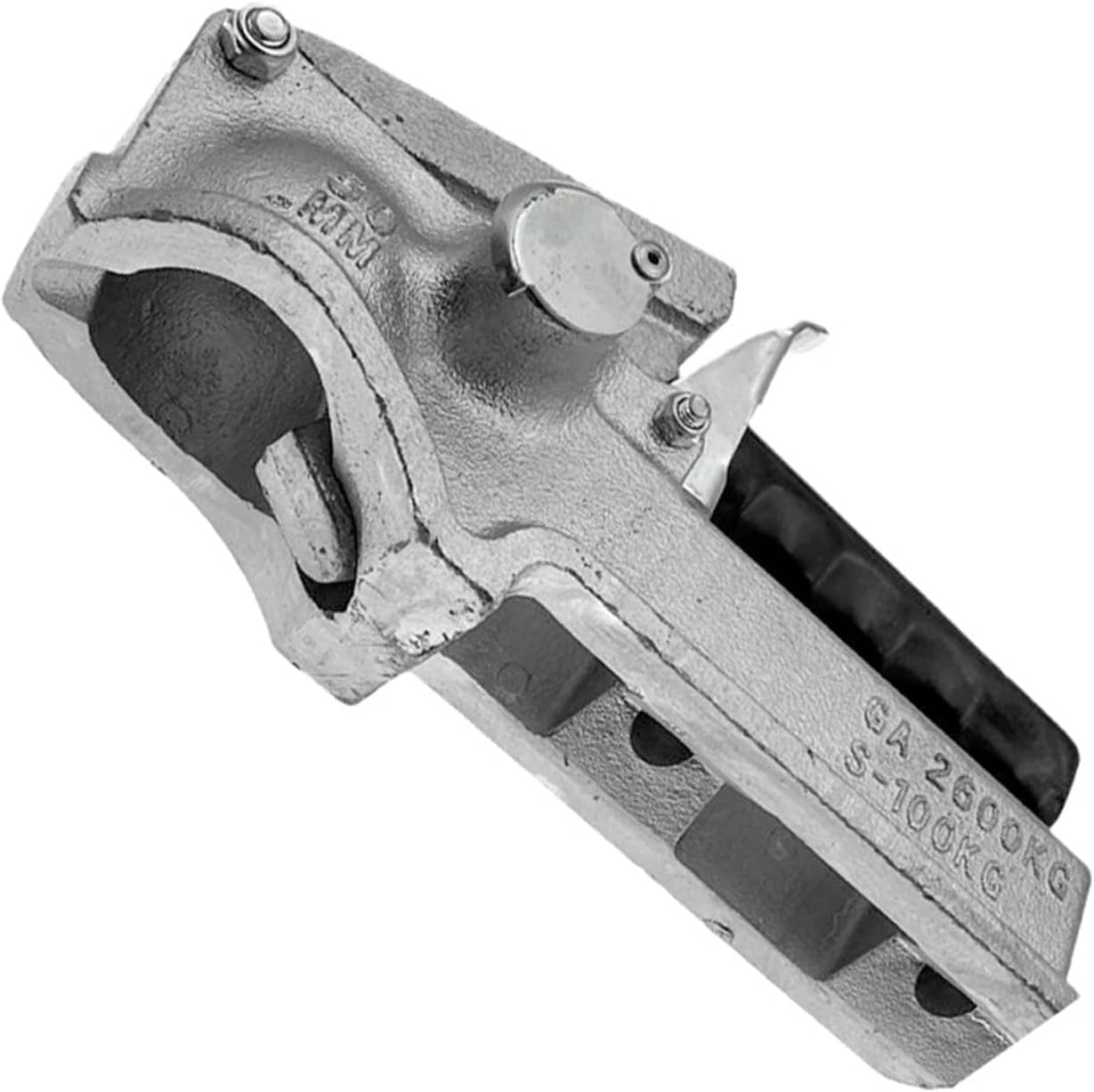 Acoplador para Remolque,hasta 2600kg,Enganche Remolque Universal para Coche con Cuadrado 60mm, Gancho Robustecido para Caravanas y Trailers
