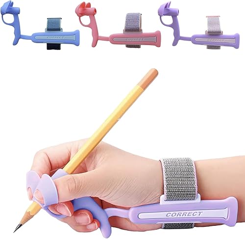 FSZMan Pinza para lápices para niños y niños pequeños, ayuda de escritura ergonómica, soporte para lápices para 3-9 años aprendiendo a escribir