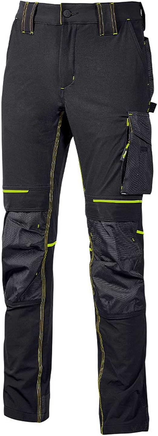 Pantaloncini Cargo U-Power Uomo - Slim Fit Cotone Stretch Con Tasche Multipla - Foto 4