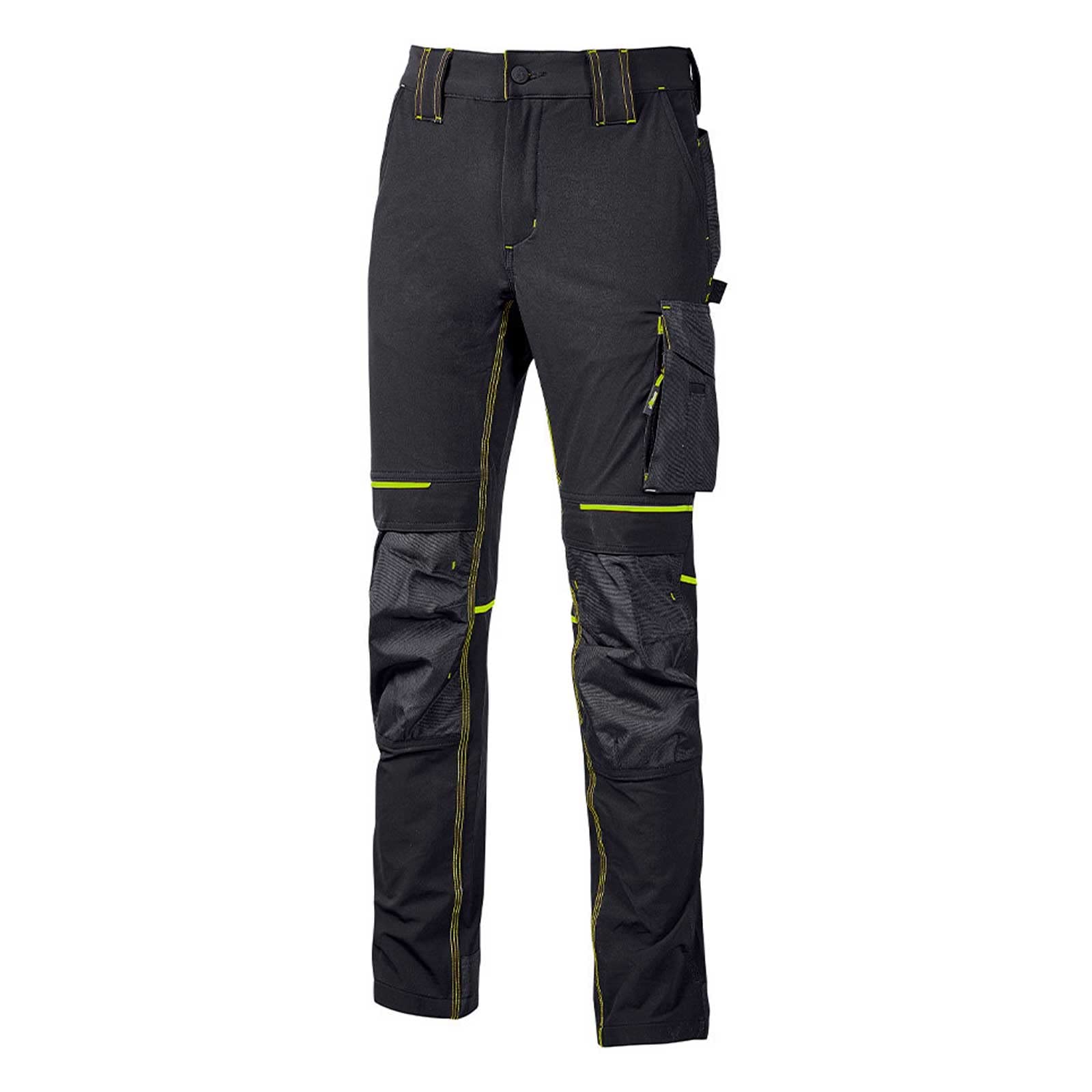 Pantaloni Uomo Con Tasche Laterali Cargo Multitasche Tasconato Zip Lacci COTONE - Foto 10