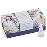 Tea Forte Demoiselle Premium Tea Presentation Box Tea Gift Sampler, 20 Count, 2 of Each Variety Individually Wrapped Handcrafted Pyramid Infuser Bags