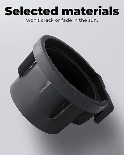 Miniatura 6 de JOYTUTUS Paquete de 2 portavasos, repuesto compatible con Frontier 2005-2019 Pathfinder Central Console Cup Holder Insert 2005-2012 Xterra 2005-2015