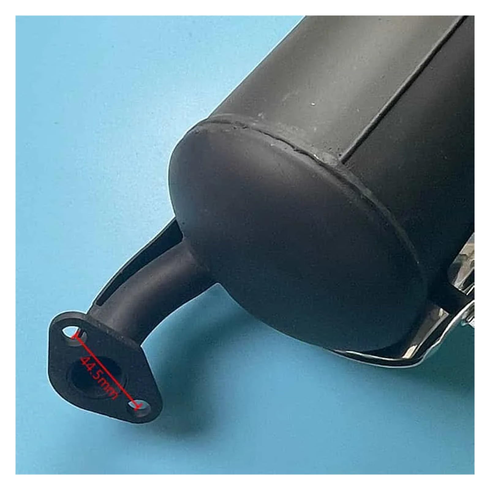 Silenciador de escape de 2 kW, estilo silencioso, reduce el ruido, compatible con generadores H0-nda GX160, GX200, 168F y 3 kW 3800, con protector de arandela y colector.