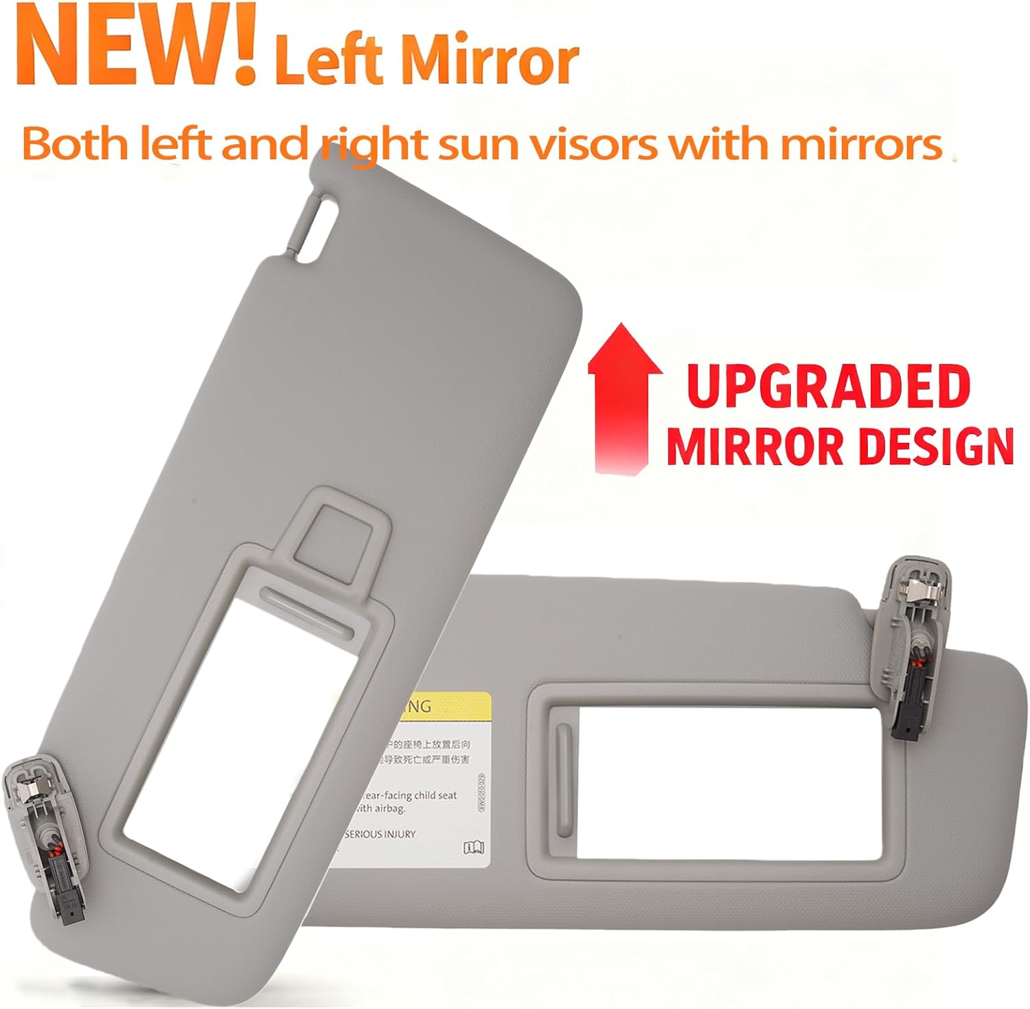 Passenger Right Side Sun Visor Compatible with Audi A4 A5 S4 S5 B9 F5 2017-2022 Q5 2018-2021, OE:8WD857551, 8WD857552, Front Left Right Sun Protection Shade Sunshadeards