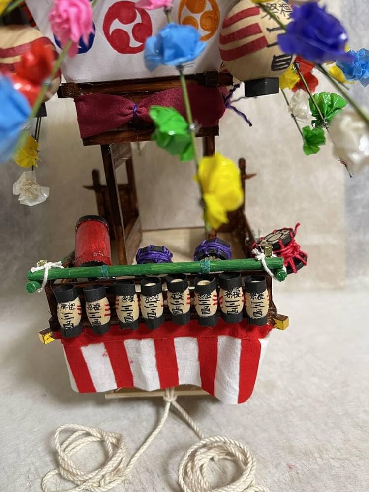 Amazon.co.jp: 我孫子祇園祭 本町3丁目山車ミニチュア込み