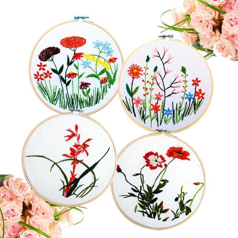 6 Stck Stickrahmen Holz Bambus Embroidery Hoop - 15cm Stickrahmen Holz  Set, Kreuzstich Stickring fr DIY Kreuzstich Stickerei Kunst Handwerk Nhen  : Amazon.de: Kche, Haushalt & Wohnen