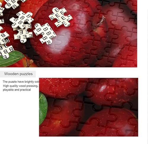 Miniatura 2 de Rompecabezas de manzanas rojas de frutas para adultos, rompecabezas de 1000 piezas, juguetes de bricolaje, regalos