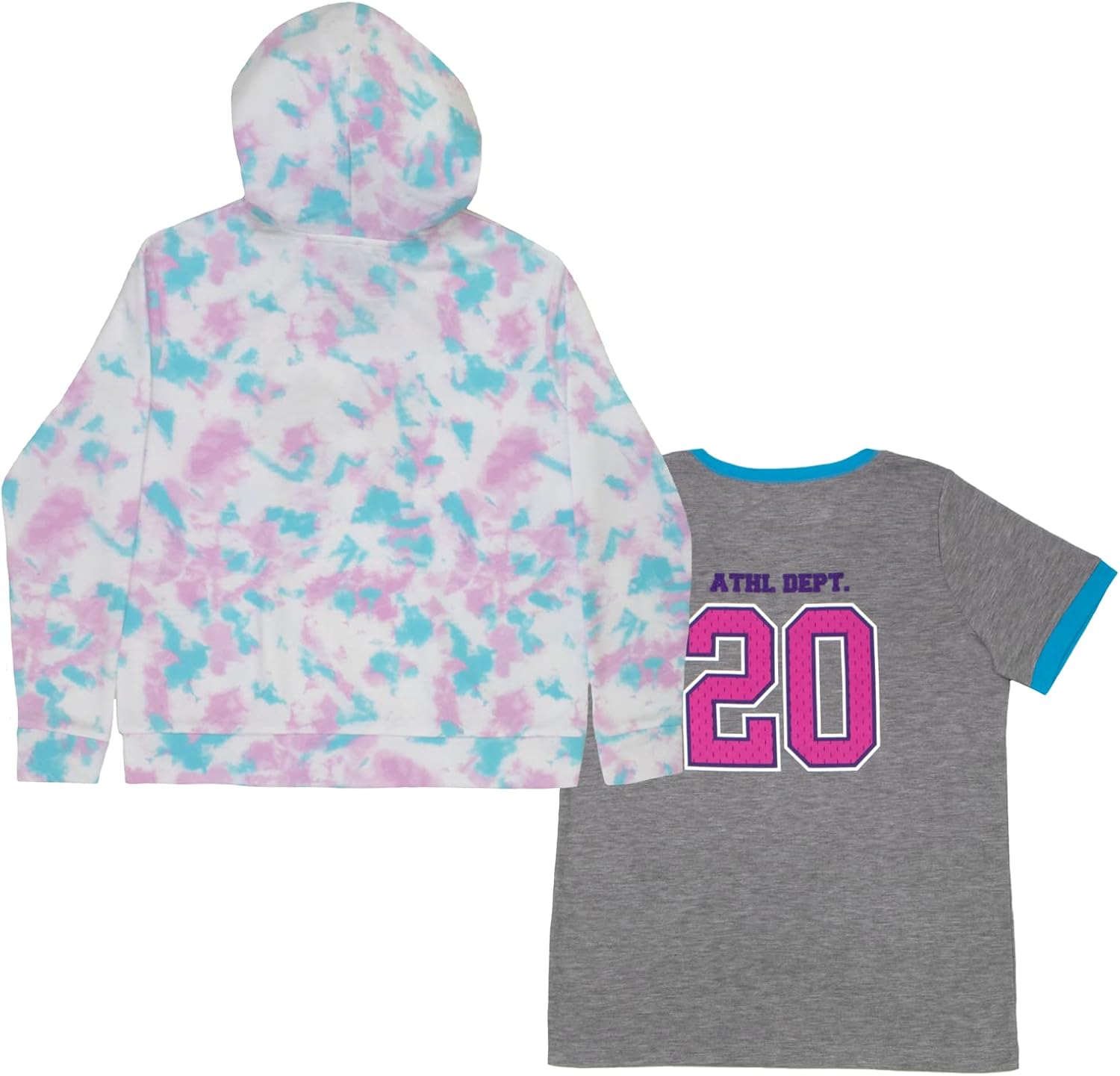Miniatura 8 de LOL Surprise Paquete de 2 sudaderas con capucha y camiseta para niñas conjunto de sudadera con capucha LOL Surprise con capucha y camiseta
