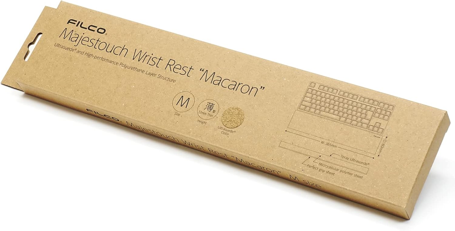 FILCO Majestouch Macaron Wrist Rest - Cinnamon - Medium (12mm)