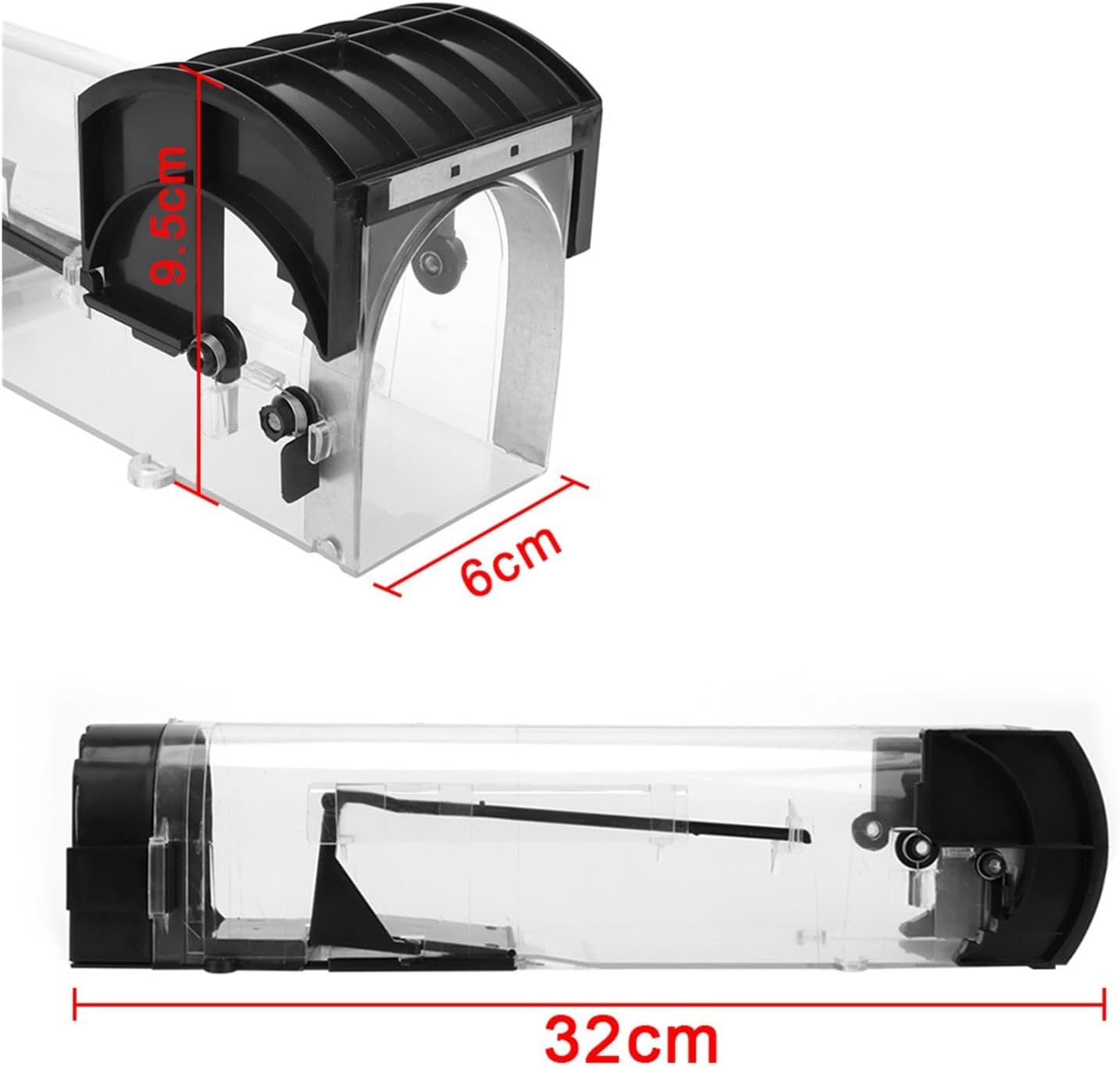 Rat Traps,Automatic Cycle Mouse Trap Safe and Secure Intelligent Self-Locking Mousetrap for Indoor and Outdoor Garden Household Mousetrap