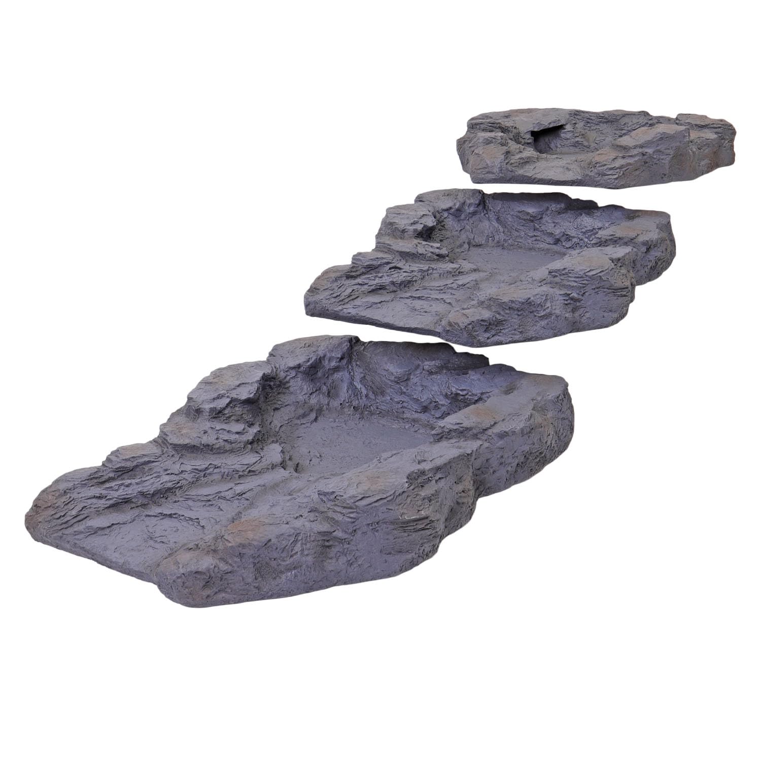 CLGarden Bachlauf Set Bachlaufschalen Wasserfall Kaskade