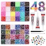 【Kit Complet avec Accessoires】 Inclus : 24 000 strass, 1 pince de précision, 1 stylo ramasse-strass et 3 colle spéciale strass. Tout le nécessaire pour une application facile et professionnelle, prêt à l’emploi.