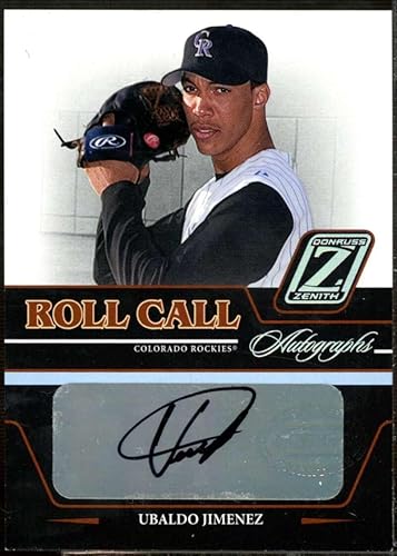 Ubaldo Jimenez Rookie Card 2005 Zenith Roll Call Autographs #25