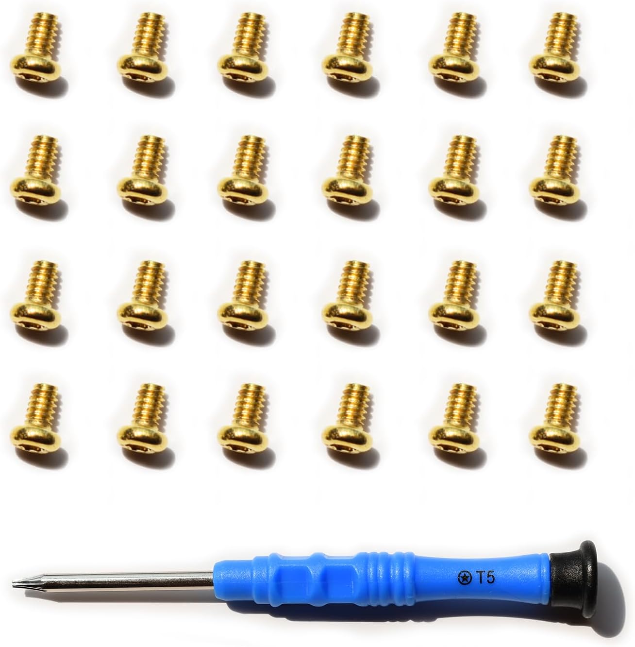 24PCS Studio 3 Headband Screws - Replacement Headband Screws Repair Parts for Beats Studio Pro/3/2/1 Headphones (Gold)