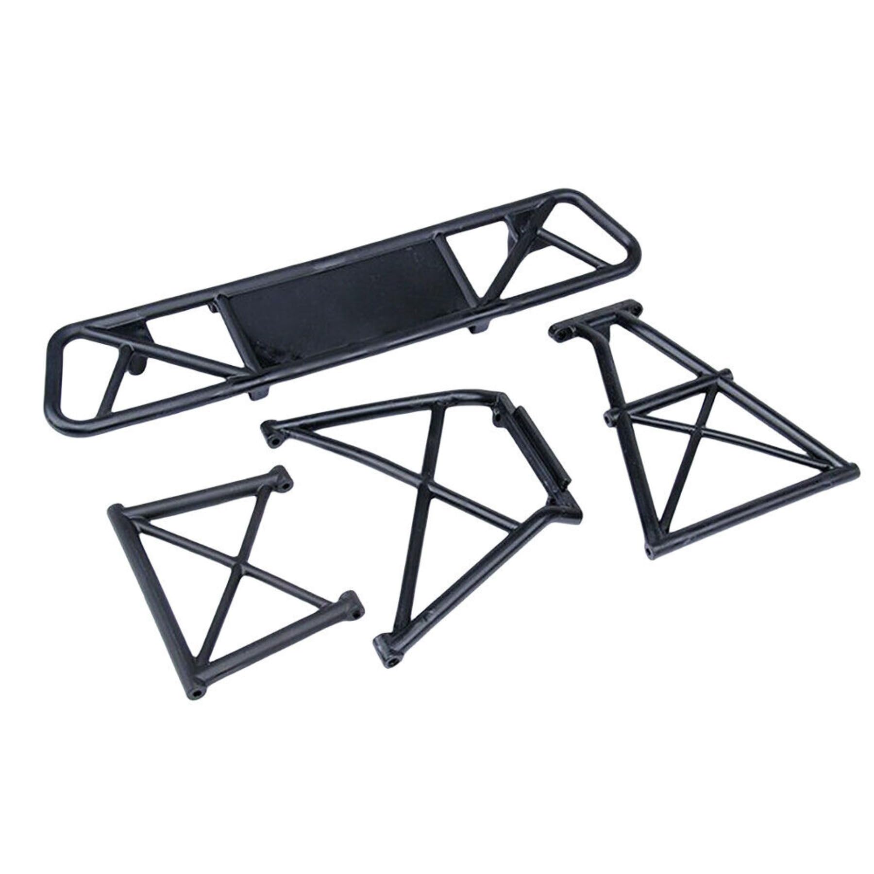 FLMLF Plastic Rear Bumper Kit Fit For 1/5 Losi 5ive-t Rovan LT King Motor X2 ROVAN RC CAR PARTS