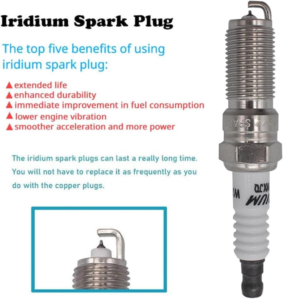Iridium Spark Plug 16pcs Replace Ford F-150 F-250 F-350 E-350 Super Duty 6.2L 6.7L 7.3L V8