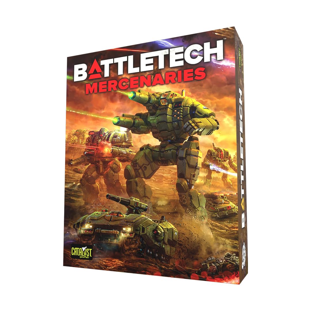 Catalyst Game Labs | BattleTech Mercenaries Box Set | Gra Figurkowa | 1+ Graczy | 15 Minut