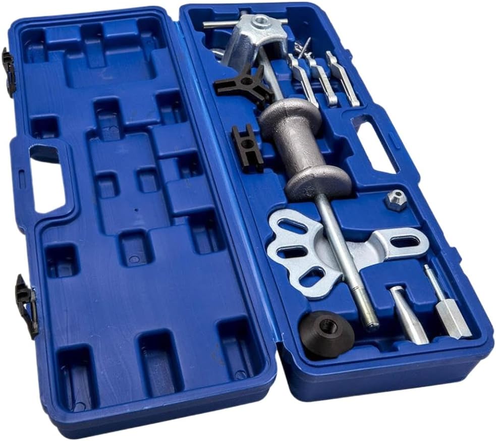 Slide Hammer Dent Puller Tool Kit 17x with Wrench Adapter Axle Bearing Hub