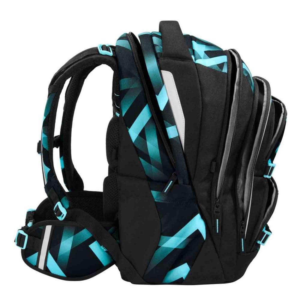 Coocazoo Porter Schulrucksack Set 3tlg. inkl. Sporttasche (Laser Lights)