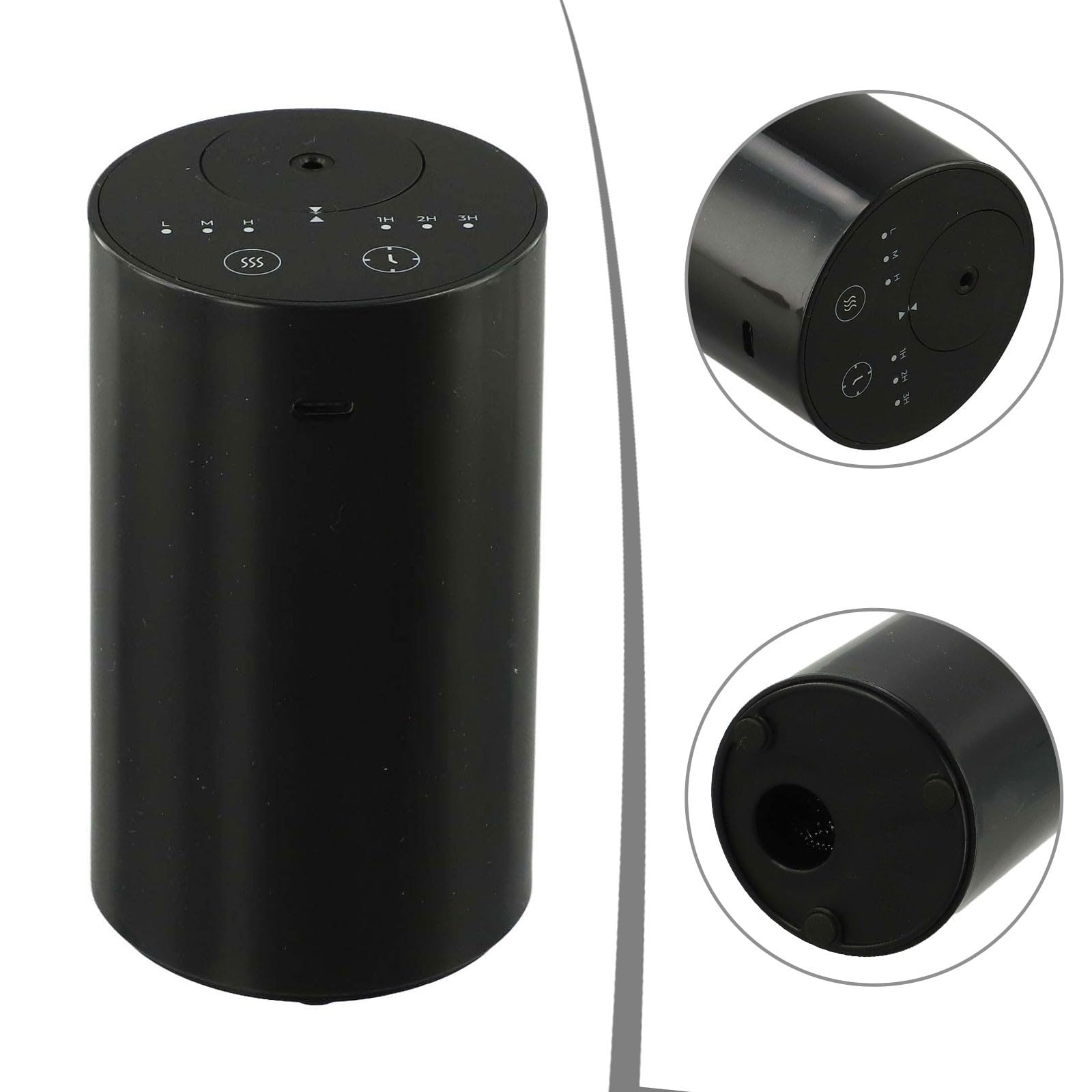 Diffuseur d'huiles essentielles sans eau design noir de haute qualité - 8