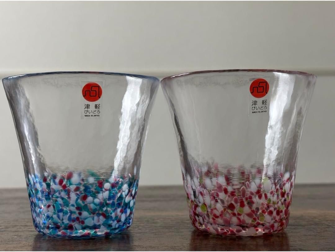 津軽びいどろ グラス2個セット