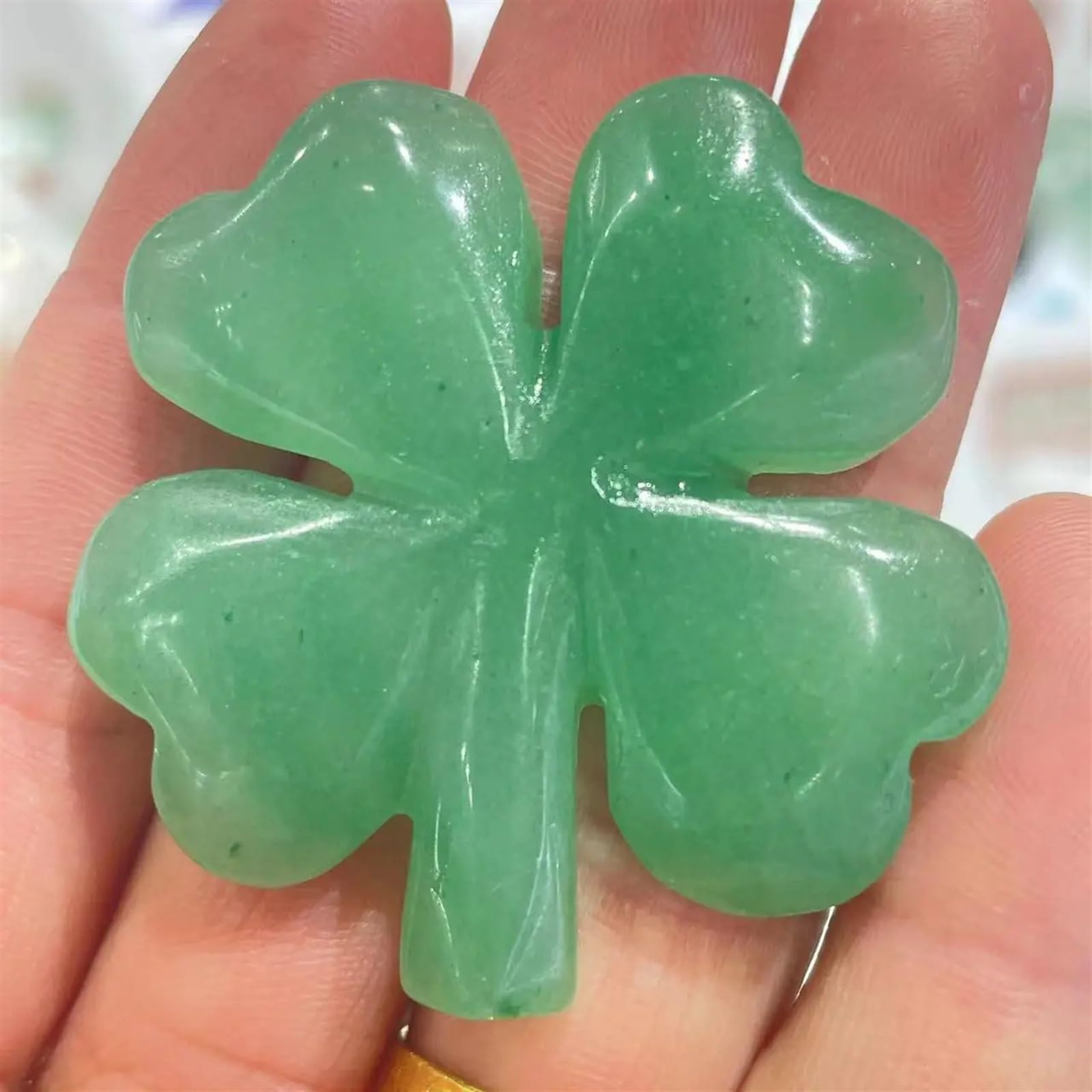 RVBLRDSE Beautiful Donglin Jade Crystal Ornaments (Size : 2pcs) Gemstone Stone