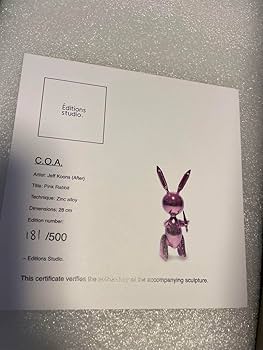 Amazon.co.jp: ジェフクーンズ JEFF KOONS バルーンラビット