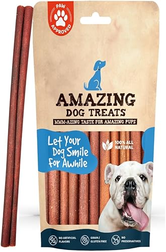 Miniatura 7 de Amazing Dog Treats Barra de colágeno de 6 pulgadas 10 unidades  Palitos de colágeno para perros  Palitos de colágeno 95 natural para perros  Sin