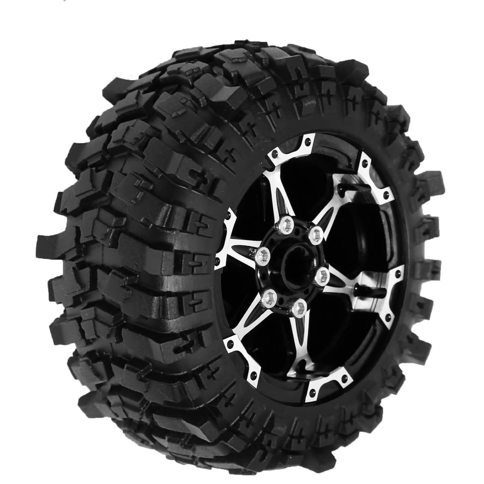 RC Radreifen Set Für Axial Für SCX10 Für Redcat Gen8 Für TRX4 VS4-10 R312 1/10 Aluminium 1,9 "Beadlock Felge Hub Und Reifen RC Crawler Auto Reparaturen Änderungen Teile