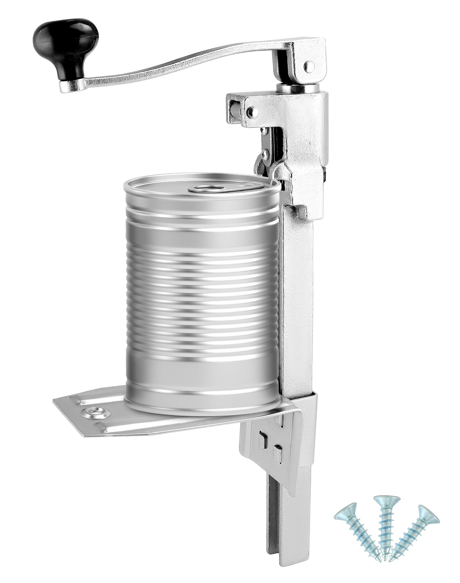 QWORK® Apriscatole commerciale, apriscatole di sicurezza, 48 cm, acciaio fuso, utilizzato in ristoranti, hotel, bar