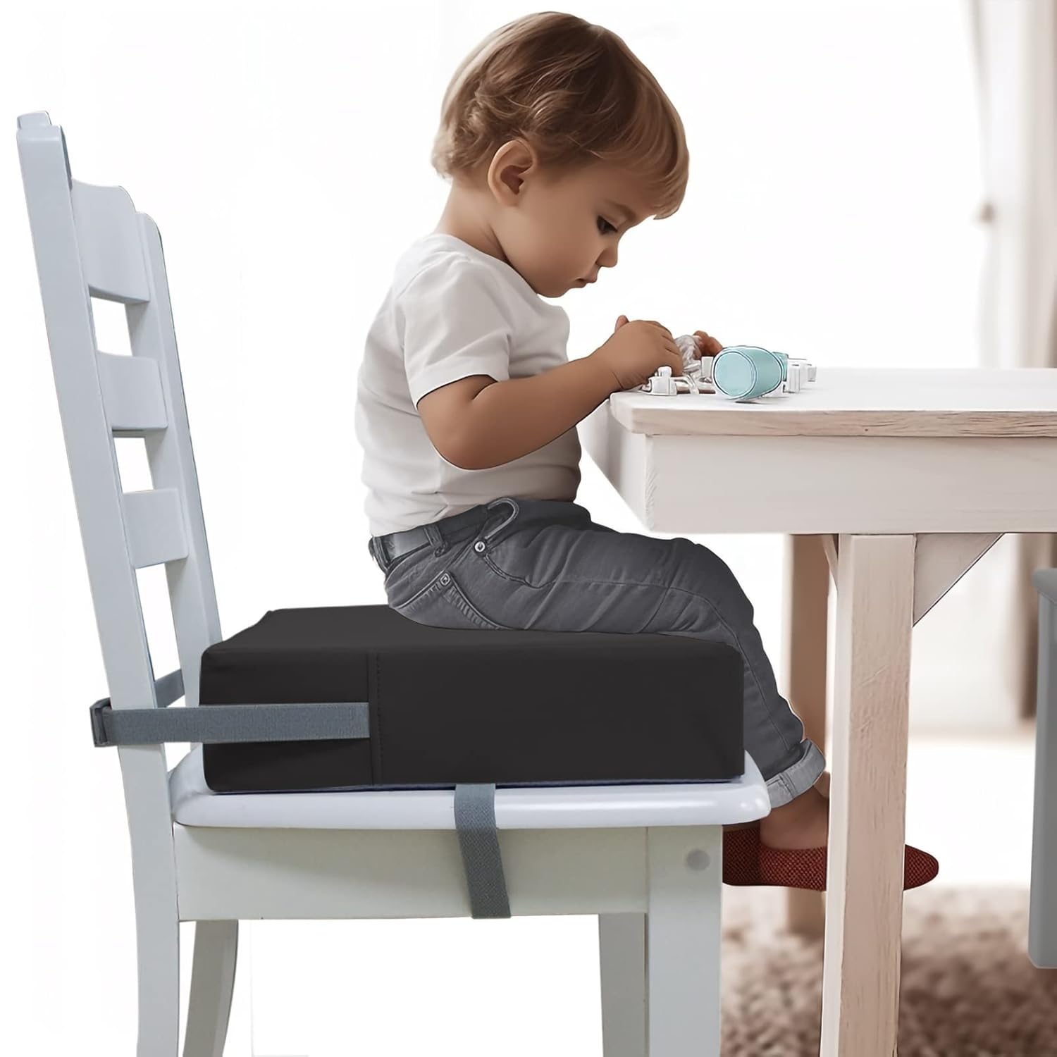 Eiury Booster Seat for Dining Table, PU AntiScratch Easy