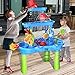 Kids Sand Water Table for Toddlers, 3-Tier Water Table, Kids Water Play Table, Kids Beach Toys Sensory Table Outdoor Toys for Toddler Boys Girls Age 3-5