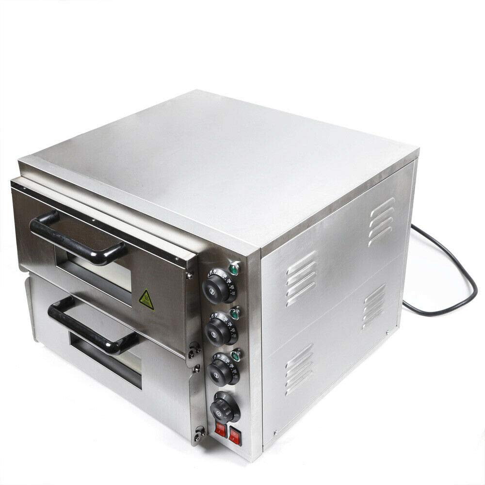 Buy Commercial Electric Pizza Oven, 110V 3000W Double Deck Pizza Drawer