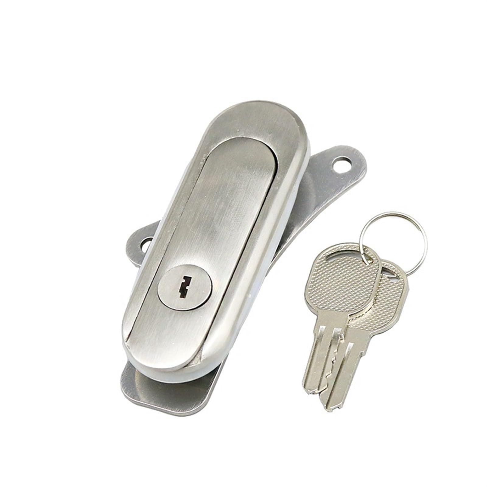 Cerradura de puerta de gabinete AB403-1 en acero inoxidable para cajas de equipos