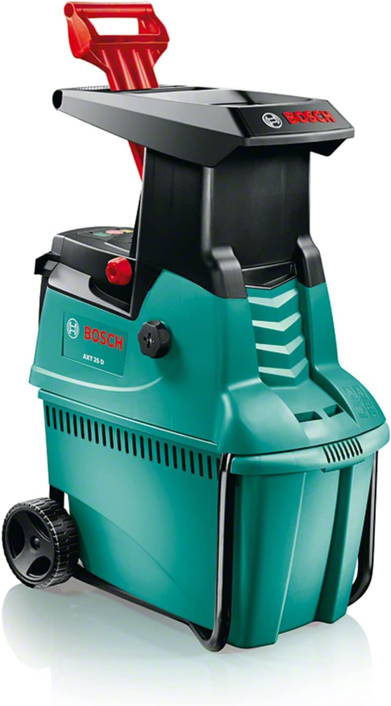 Bosch Garden Shredder AXT 25 D (2500 W, Cutting Capacity: Max. Ø 40 mm, in Carton Packaging)