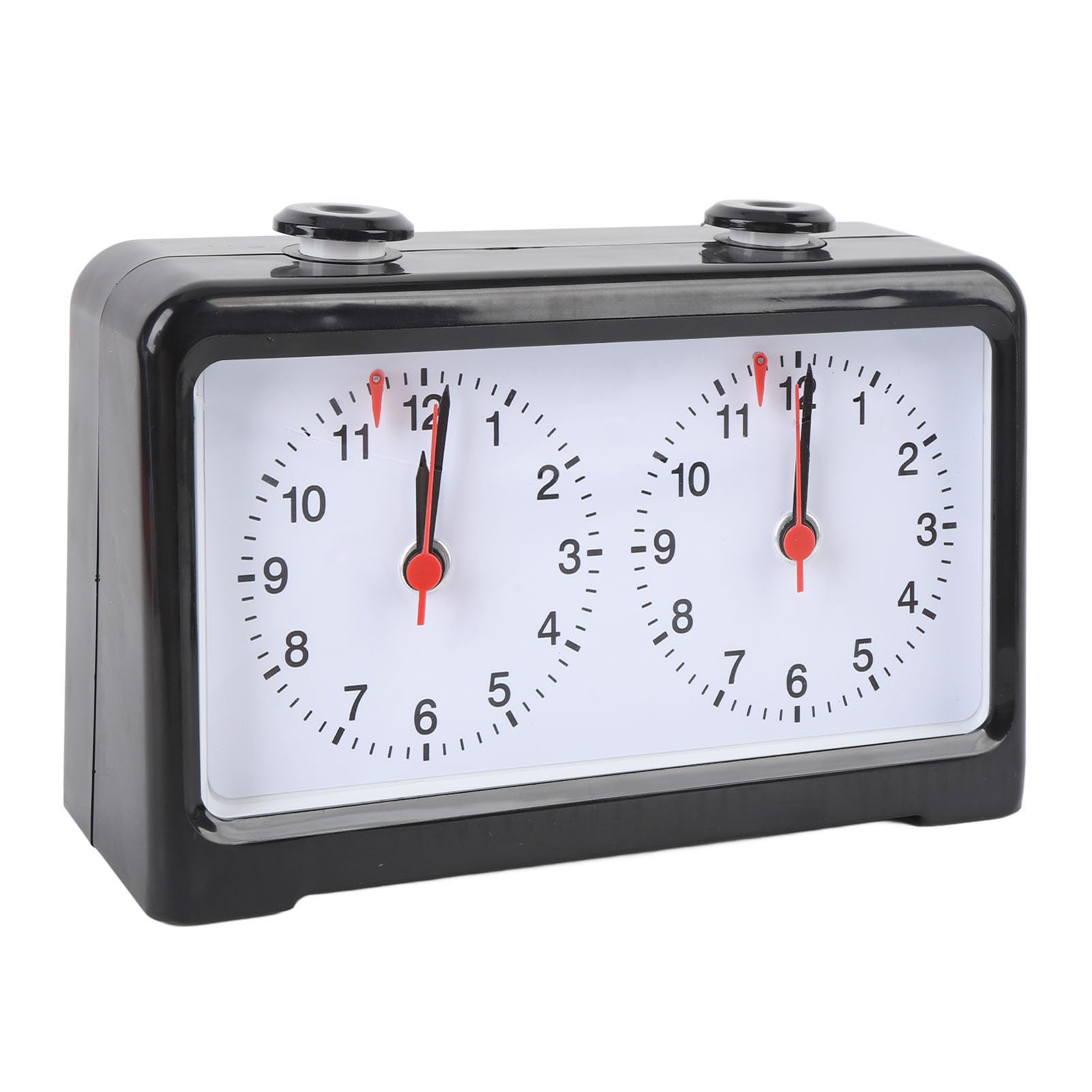 AMONIDA Orologio da Scacchi Meccanico Elegante Timer Silenzioso Ad Alta Precisione per Competizioni di Scacchi Design Elegante Materiale ABS