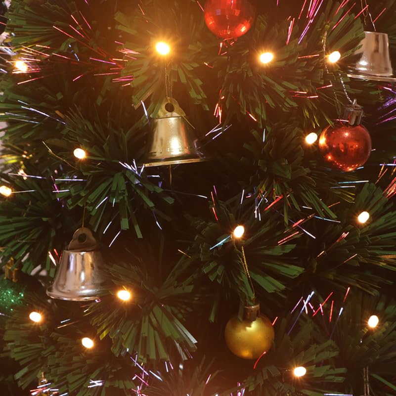 Operitacx 120 Pezzi Campanelle Natalizie, 0.8 Pollici Metallo Campanellini Sonagli Piccoli Per Alberi Di Natale Fai Da Te, Ghirlande, Calze E Altre Decorazioni Natalizie