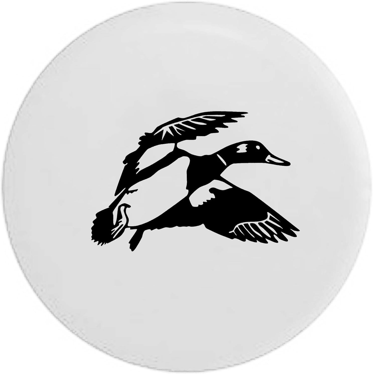 Pike Duck Hunting Water Fowl Flying Trailer RV Spare Tire Cover White 32 in