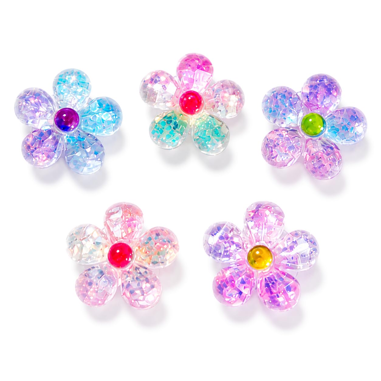 Breloques fleur en cristal de haute finition pour sabots