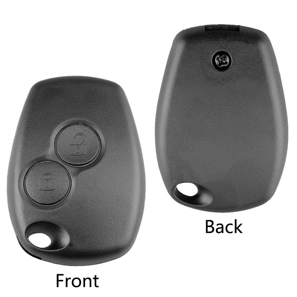 Ontto Funda Para Llave De Coche Inteligente Compatible Con Dacia Sandero Stepway Logan Duster Para Renault Dokker Logan Stepway Clio Twingo Silicona Carcasa Para Llave Llavero Azul