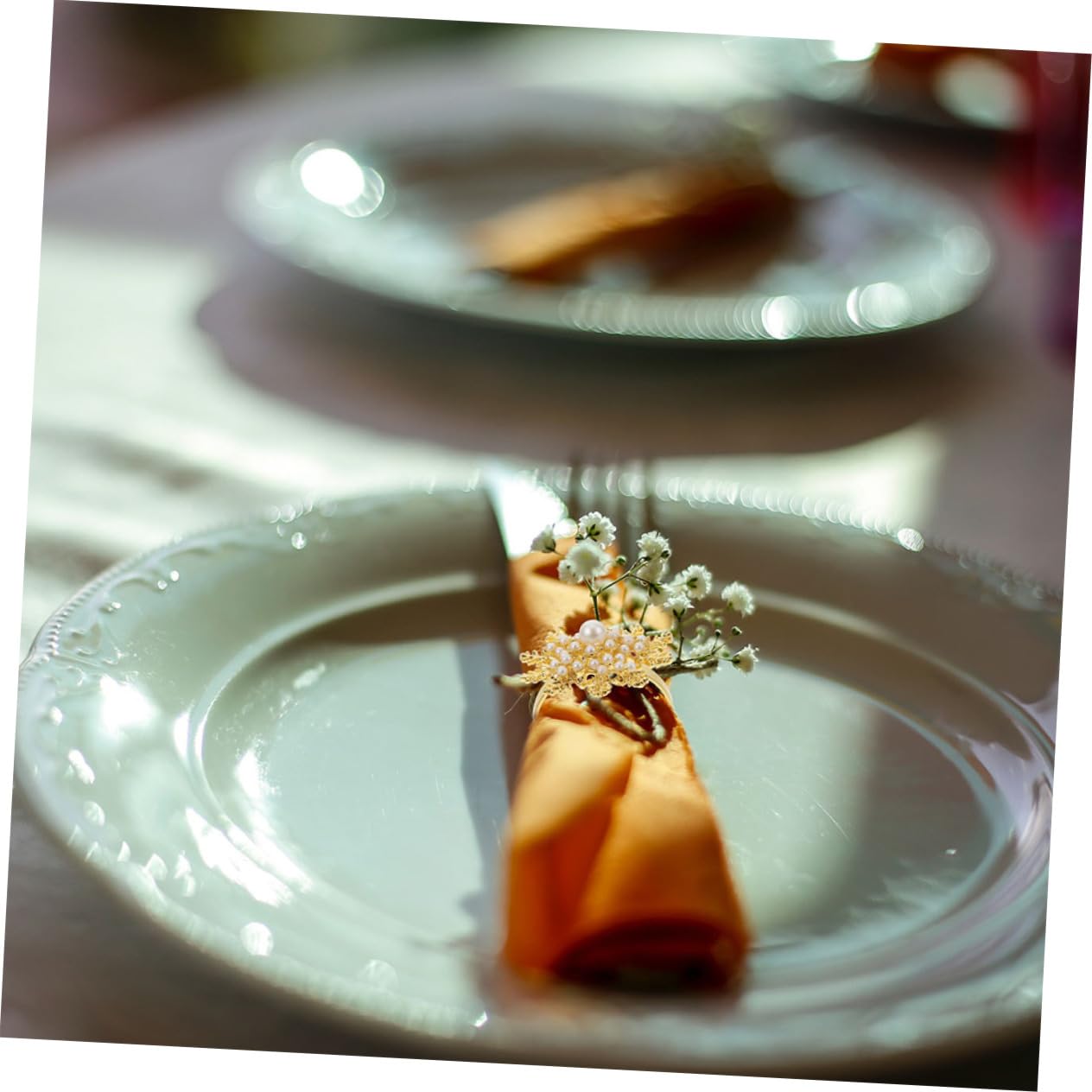 TOPBATHY 2 Set Fibbia Del Tovagliolo Del Fiocco Di Neve Figurina Decorazioni in Oro Titolari Natalizio Natalizie Portatovaglioli Domestici Portatovaglioli Creativi Lega Golden 6 Pezzi * 2
