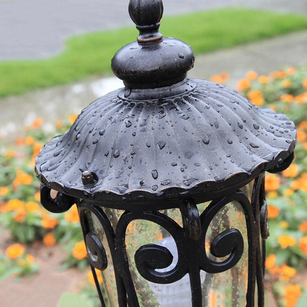 Générique Lampadaire européen en verre à bulles