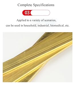 Amazon.co.jp: COYOUCO 真鍮フラットバーストック、厚さ2mm×長さ