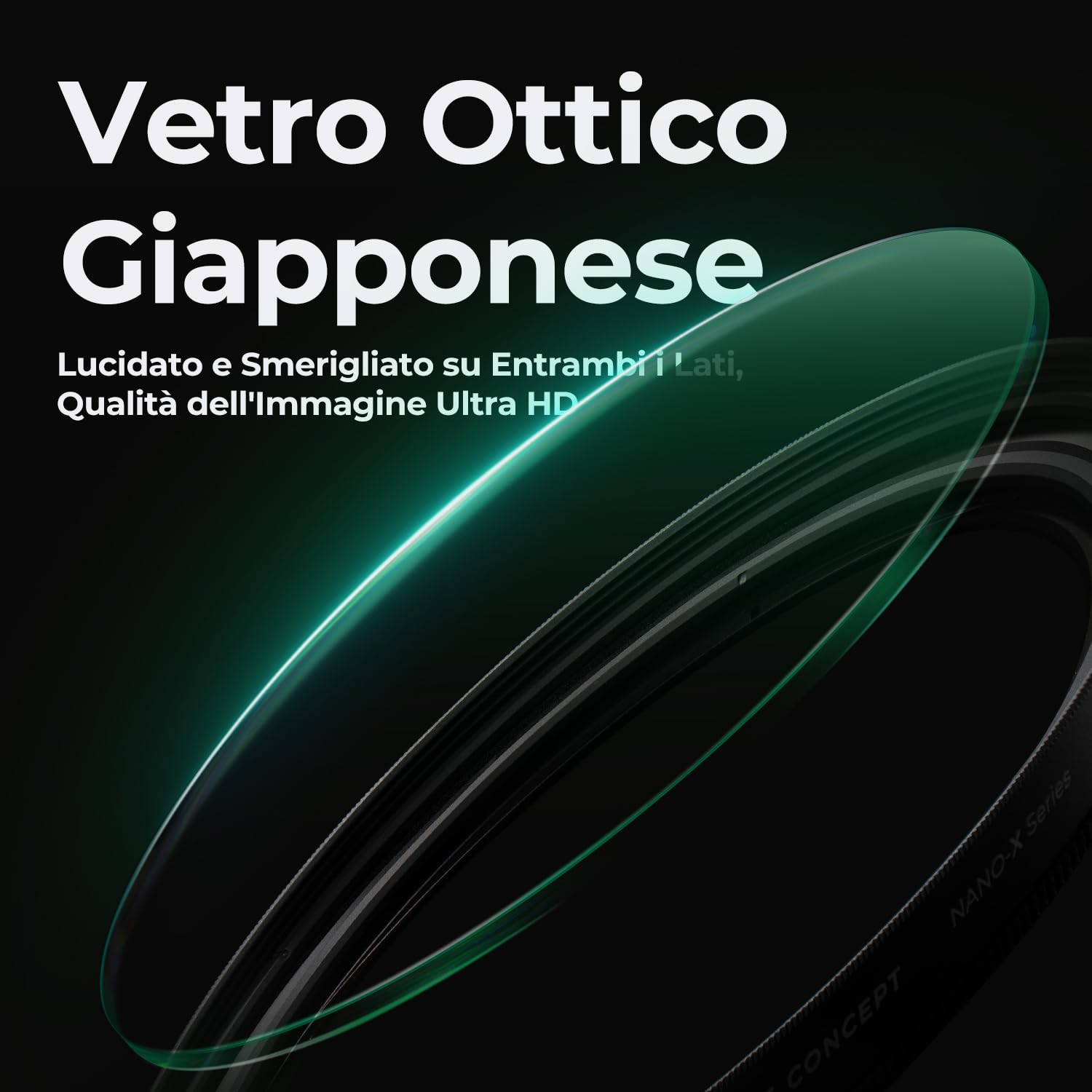 K&F CONCEPT Nano-X 2 in 1 Filtro Polarizzatore Variabile ND2-32 (1-5 Stop) in Vetro Ottico con Nano-Rivestimento a 28 Strati per obiettivi 58mm